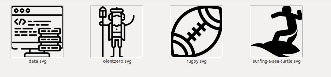 Les pictogrammes en SVG